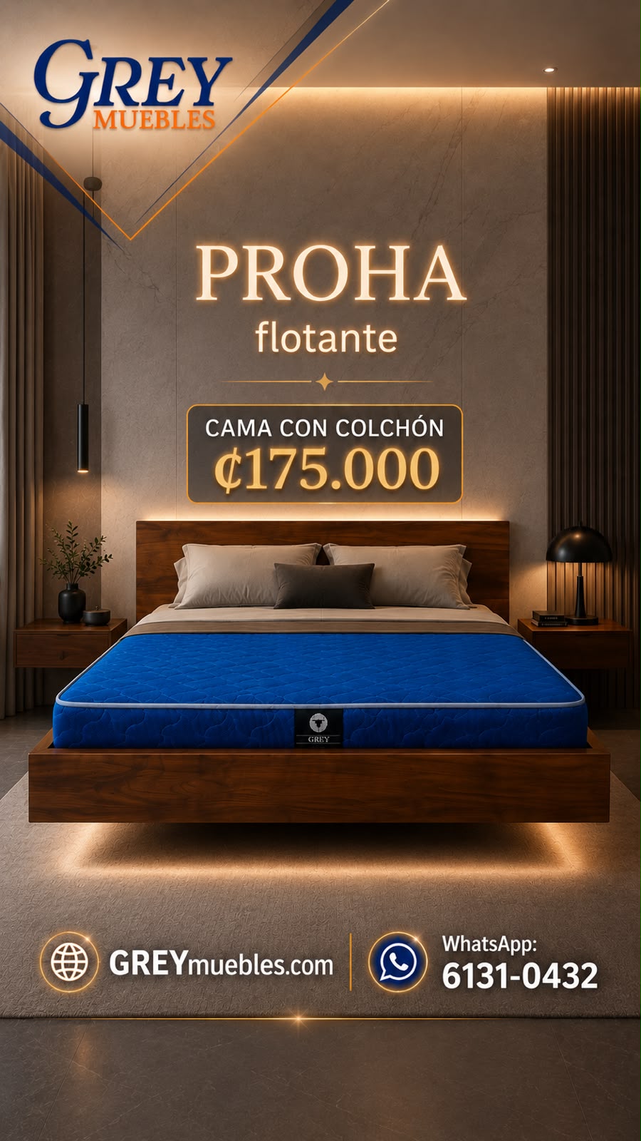 Cama Prhoa Flotante